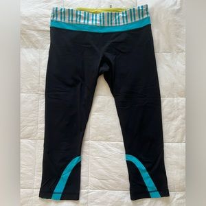 Lululemon cropped leggings, size 10